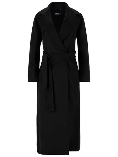 Poldo Long Wool Single Coat Black - MAX MARA - BALAAN 2