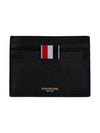 three line tab holder card wallet MAW031L 001 - THOM BROWNE - BALAAN 1