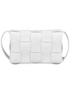 Intrecciato Cassette Cross Bag White - BOTTEGA VENETA - 6