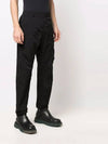 Men's Lens Wappen Chrome R Straight Pants Black - CP COMPANY - BALAAN 3