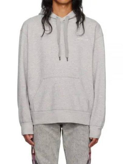 Marcello Embroidered Logo Hoodie Grey - ISABEL MARANT - BALAAN 2