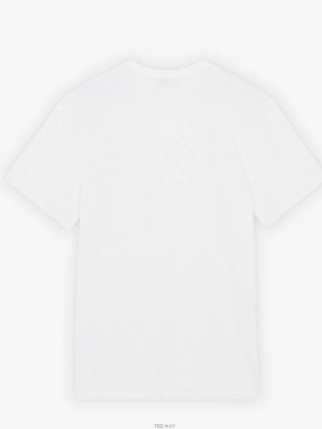 Baby Fox Patch Pocket Short Sleeve T-Shirt White - MAISON KITSUNE - BALAAN 3