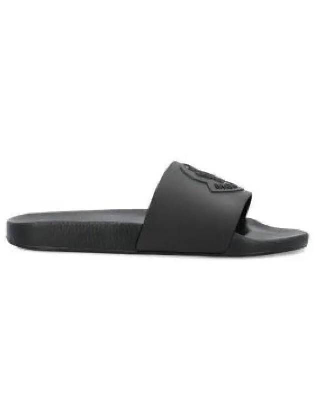 Basile Slippers Black - MONCLER - BALAAN 1