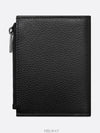 CD Icon Vertical Compact Card Wallet Black Grain Calfskin - DIOR - BALAAN 5