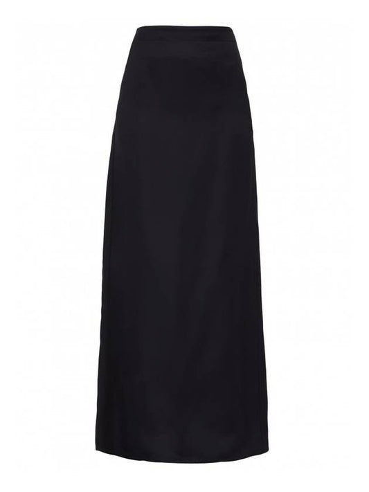 Silk Twill Long A-Line Skirt - BOTTEGA VENETA - BALAAN 2