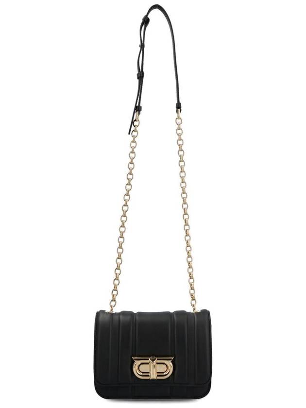 New Gancini Mini Shoulder Bag Black - SALVATORE FERRAGAMO - BALAAN 2