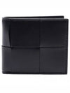 Intrecciato Leather Half Wallet Fondant - BOTTEGA VENETA - BALAAN 2