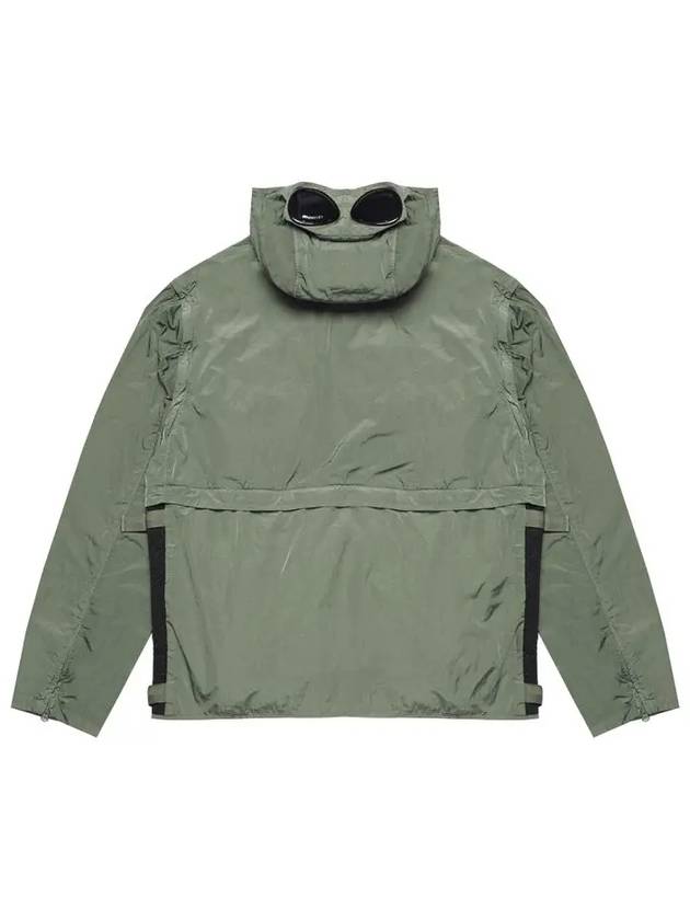 Chrome-R Goggle Utility Hooded Jacket Green - CP COMPANY - BALAAN 4