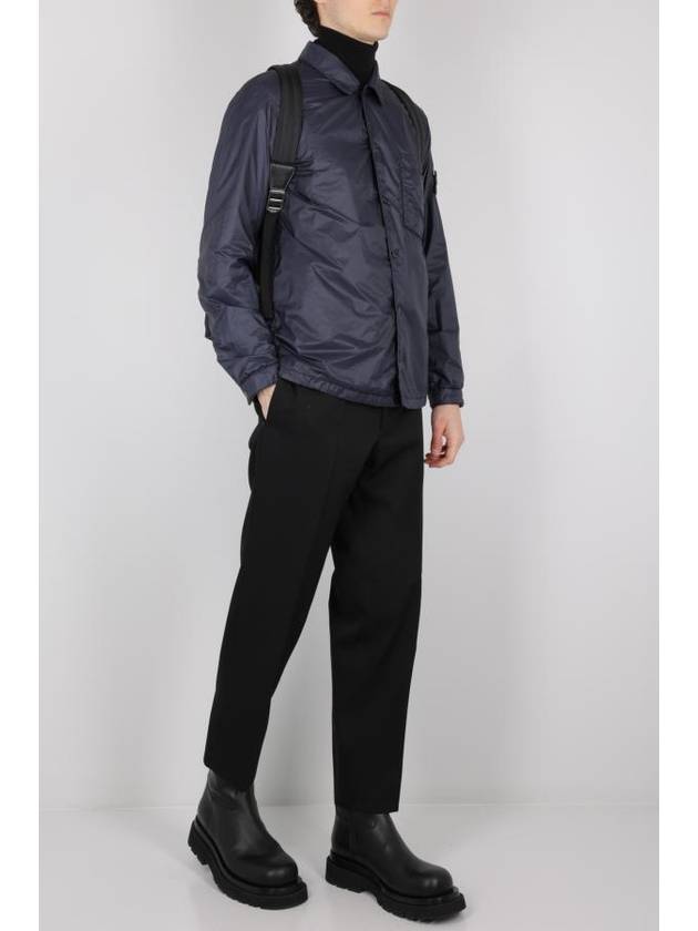 Garment Dyed Micro Yarn Primaloft Jacket Navy - STONE ISLAND - BALAAN 3