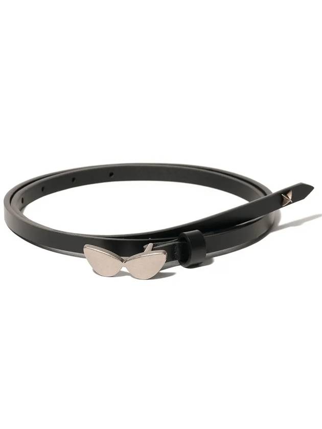 BL003 Sunglasses Women s Leather Belt 9mm Black - LE MASQUE - BALAAN 3