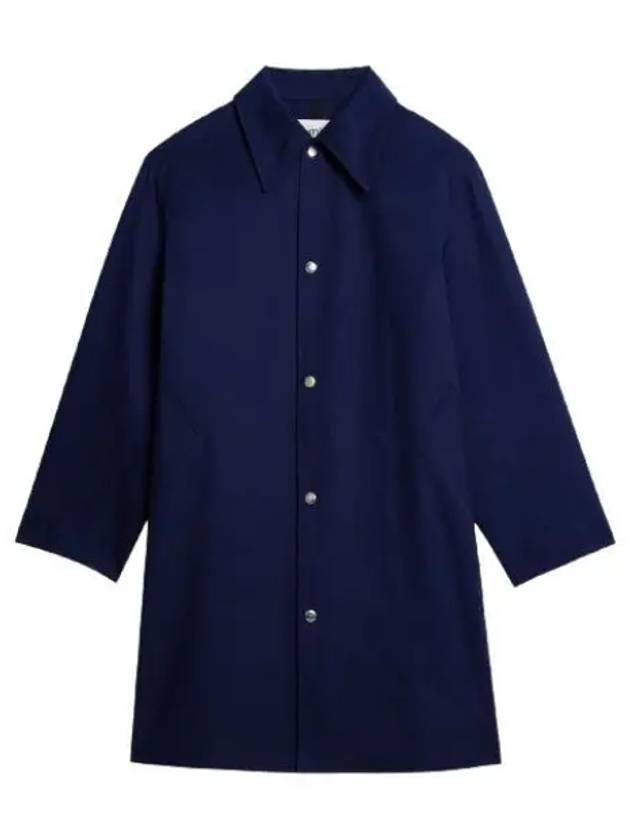 Breasted Single Coat Navy - AMI - BALAAN 2