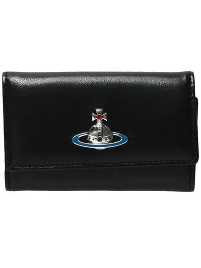 Logo Key Case Wallet Black - VIVIENNE WESTWOOD - BALAAN 2