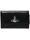 Logo Key Case Wallet Black - VIVIENNE WESTWOOD - BALAAN 3