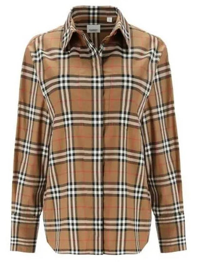 IVERY Check Cotton Women s Shirt 80843101 - BURBERRY - BALAAN 2