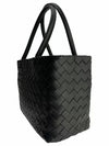 Intrecciato Lambskin Tote Bag Black - BOTTEGA VENETA - BALAAN 4