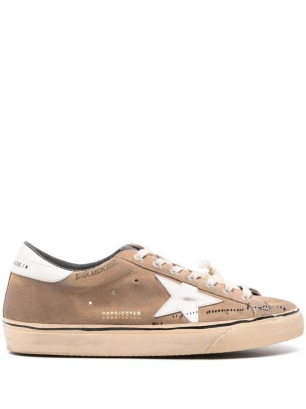 Superstar Suede Low Top Sneakers Tobacco - GOLDEN GOOSE - BALAAN 1