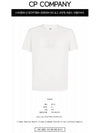 Print Logo Short Sleeve T-Shirt White - CP COMPANY - BALAAN 3