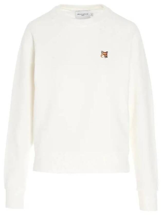 Fox Head Patch Adjusted Sweatshirt Ecru - MAISON KITSUNE - BALAAN 2