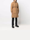 Citronnier Long Down Padding Beige - MONCLER - BALAAN 4