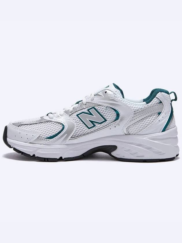 530 Low Top Sneakers Silver Green White - NEW BALANCE - BALAAN 4