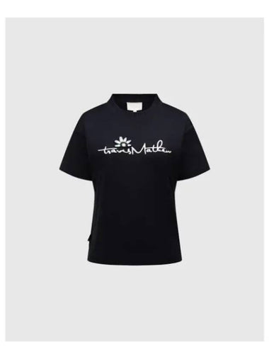 TRAVISMATHEW Women s Applique T Shirt Navy - TRAVIS SCOTT - BALAAN 1