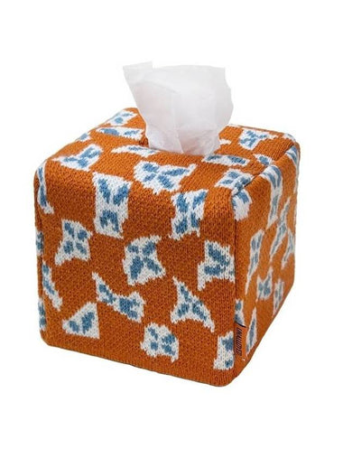 Clover Checkbird Tissue Orange - UNALLOYED - BALAAN 1