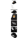 Large Fox Head 6P Ball Cap Black - MAISON KITSUNE - BALAAN 3