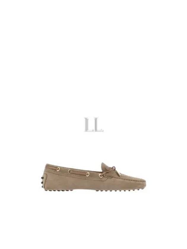 Gommino Suede Driving Shoes Beige - TOD'S - BALAAN 2