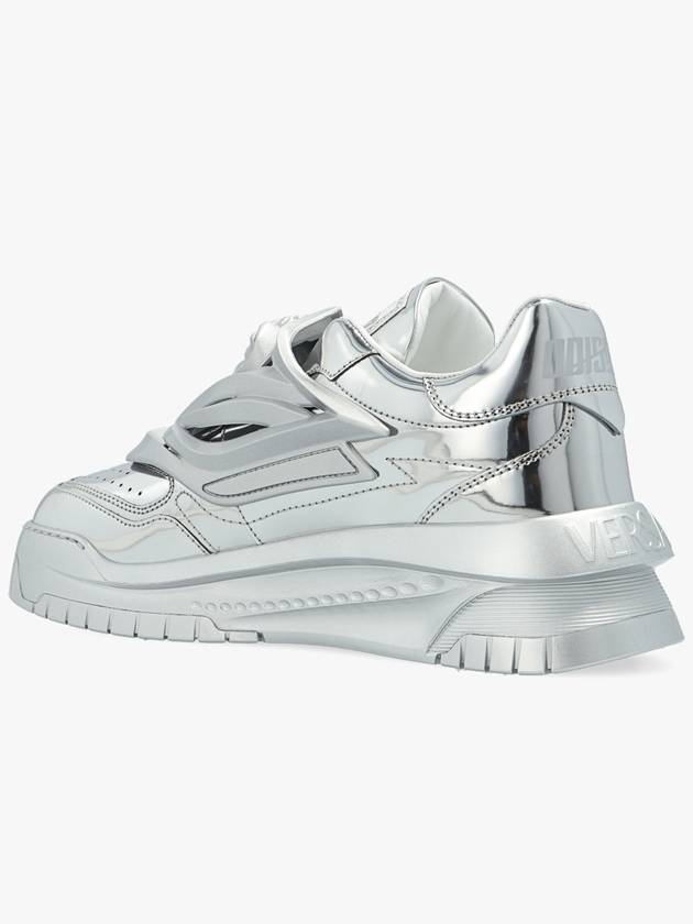 Odyssey Metallic Low Top Sneakers Silver - VERSACE - BALAAN 6