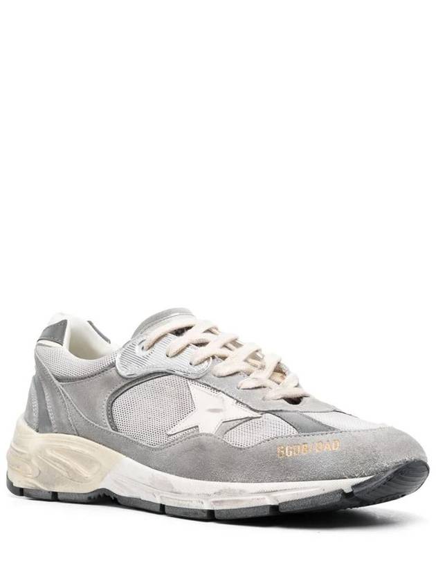 Dad-Star Low Top Sneakers Grey Silver White - GOLDEN GOOSE - BALAAN 3