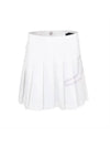 Women's Naomi Golf Pleated Skirt White - J.LINDEBERG - BALAAN 3