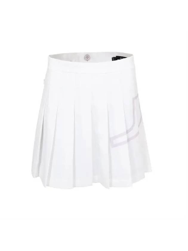 Women's Naomi Golf Pleated Skirt White - J.LINDEBERG - BALAAN 3