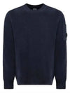 Chenille Cotton Knit Top Navy - CP COMPANY - BALAAN 2