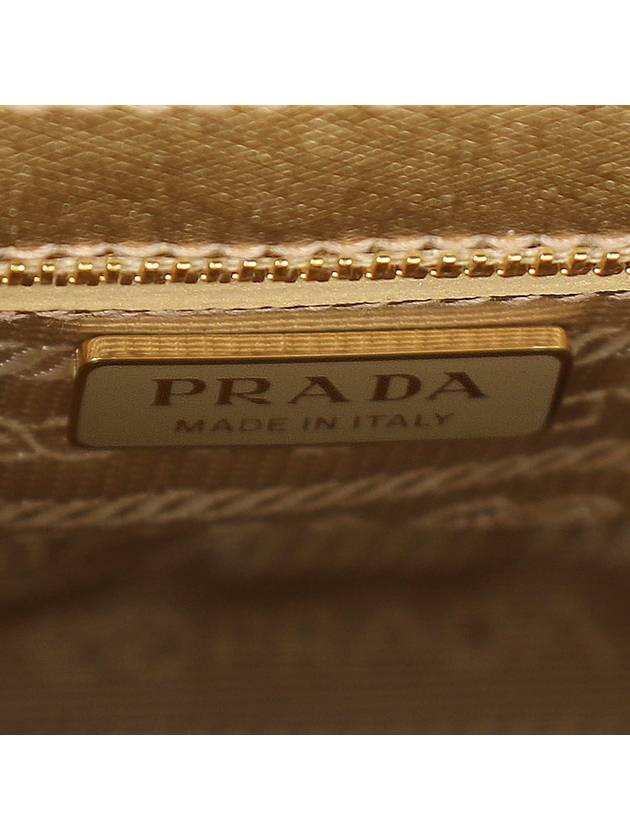 Galleria Saffiano Leather Mini Tote Bag Gold - PRADA - BALAAN 11