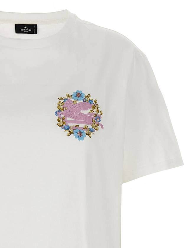 Etro Logo Embroidery T-Shirt - ETRO - BALAAN 3