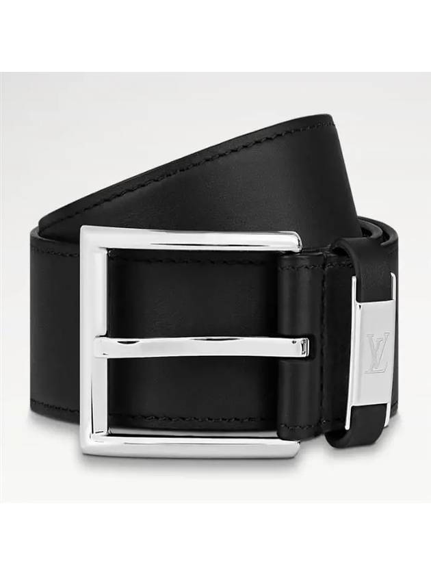 LV City Pin 35MM Leather Belt Black - LOUIS VUITTON - BALAAN 3