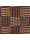 Damier Eben Single Card Wallet Brown - LOUIS VUITTON - BALAAN 6