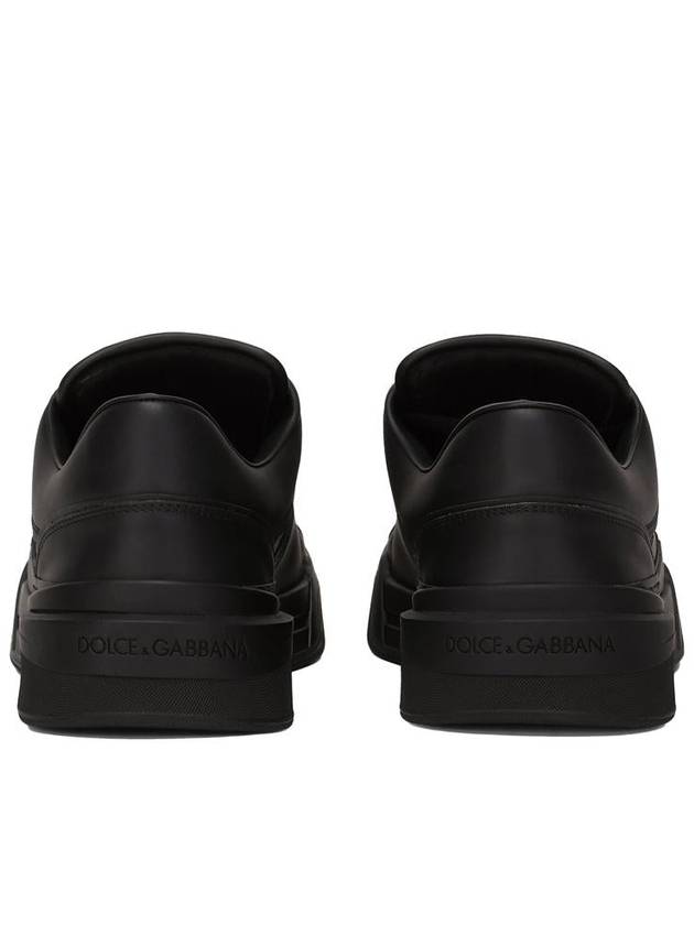 Roma leather low-top sneakers - DOLCE&GABBANA - BALAAN 4