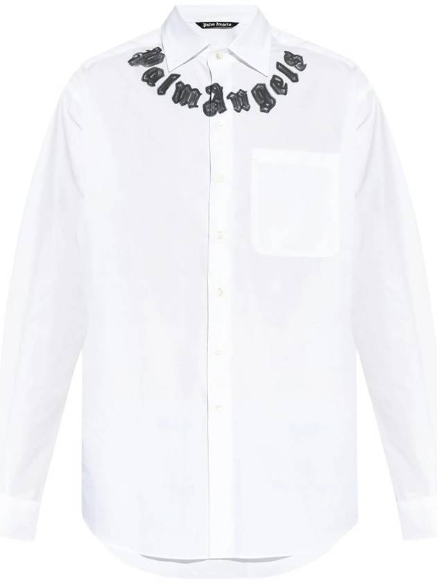 Palm Angels Long Sleeve Shirt PMGE024F24FAB0020110 - PALM ANGELS - BALAAN 2