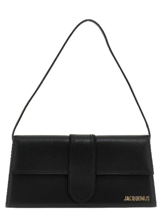 Le Bambino Long Flap Shoulder Bag Black - JACQUEMUS - BALAAN 2