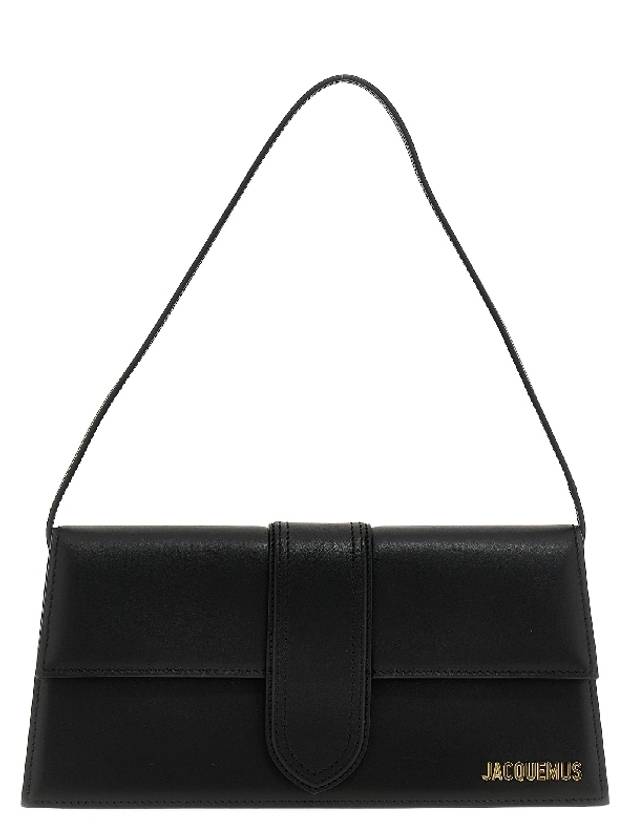 Le Bambino Long Flap Shoulder Bag Black - JACQUEMUS - BALAAN 3