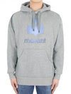 Miley Logo Print Hoodie Grey - ISABEL MARANT - BALAAN 2