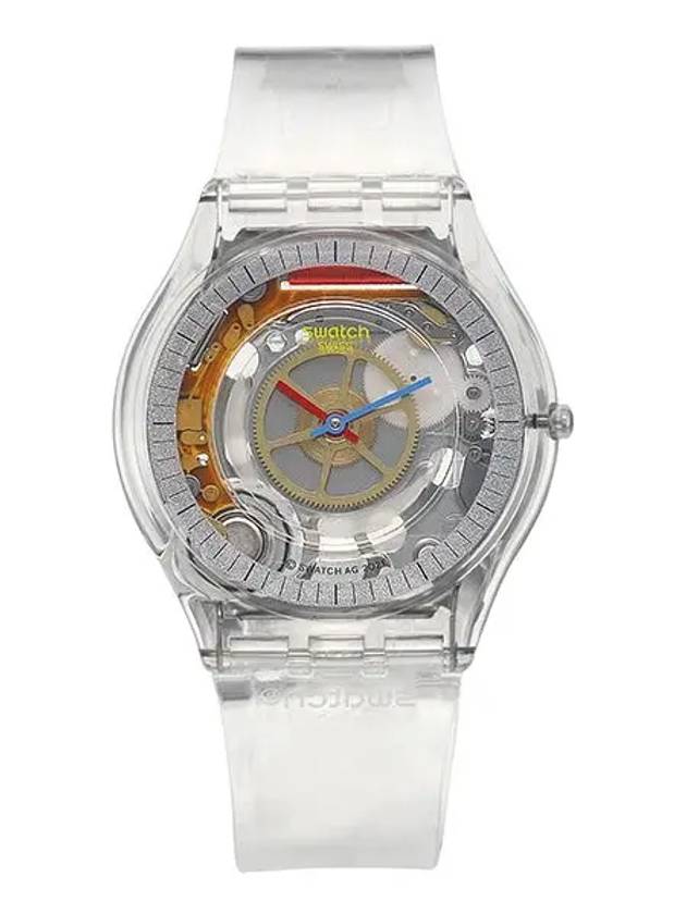 SS08K109 Clear Skeleton Urethane Watch - SWATCH - BALAAN 1