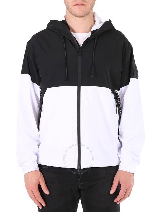 Calvin Klein Men's Black Color Block Windbreaker With Shadow Logo, Size Small - CALVIN KLEIN - BALAAN 1