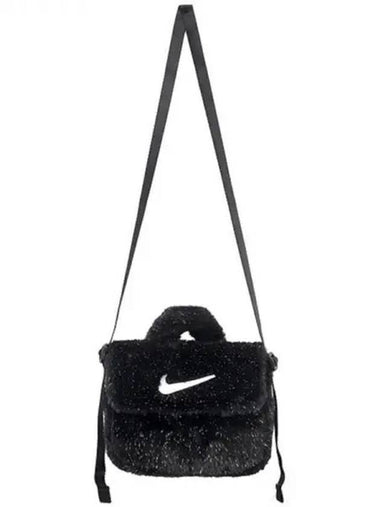 Fleece puffy fur cross body bag FZ1329 010 - NIKE - BALAAN 1