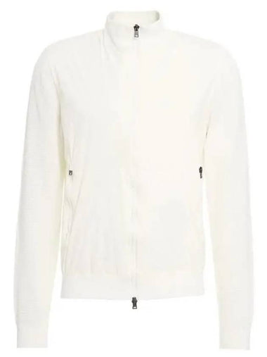 24SS Cotton Mix Zipup Jacket White - HERNO - BALAAN 1