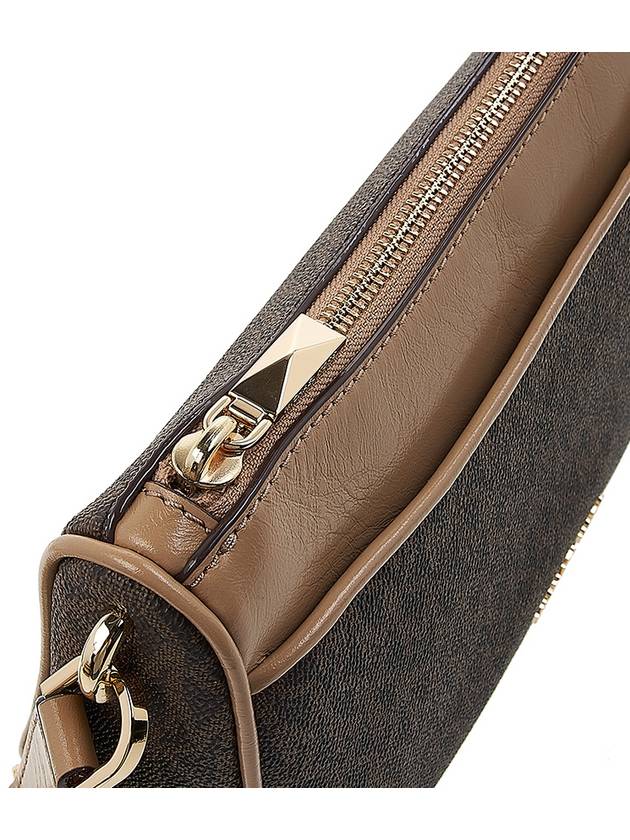 Jet Set Lettering Logo Leather Cross Bag Camel - MICHAEL KORS - BALAAN 8