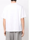 Face Patch Short Sleeve T-Shirt White - ACNE STUDIOS - BALAAN 5