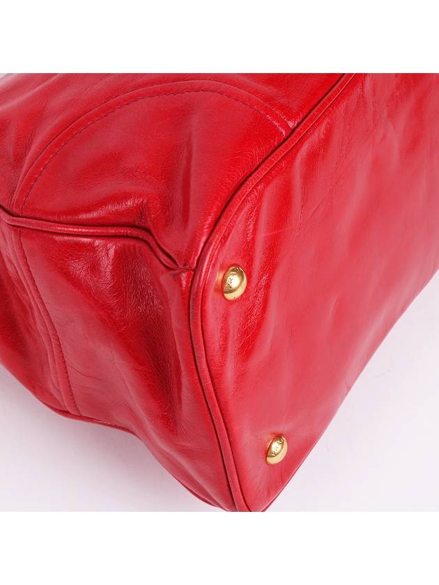 Vitello Shine Vintage Red Shoulder Bag - PRADA - BALAAN 9