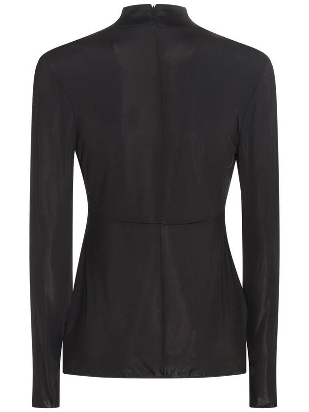 23 fw Black Viscose Stretch Top J01NH0002J20048001 B0480428628 - JIL SANDER - BALAAN 3